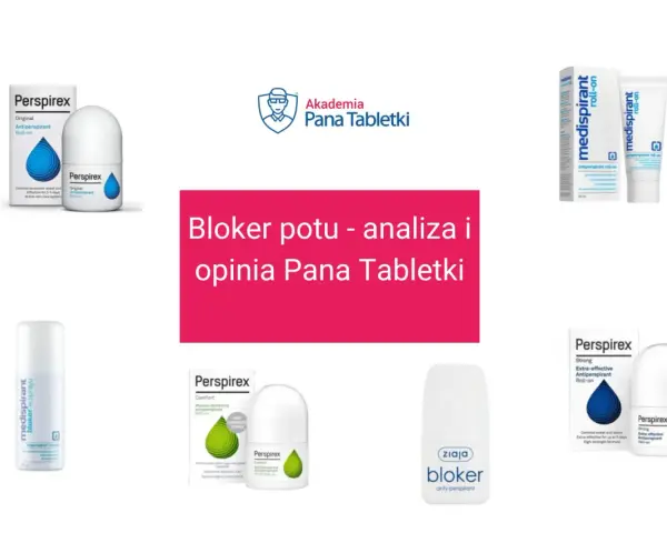 Najskuteczniejszy bloker potu: Perspirex, Medispirant i Ziaja w analizie Pana Tabletki. Porównanie antyperspirantów.