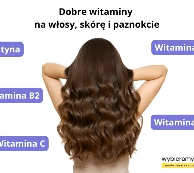 Długie, lśniące włosy dzięki biotynie i innym witaminom. Odkryj najlepszą biotynę na włosy dla zdrowej fryzury.